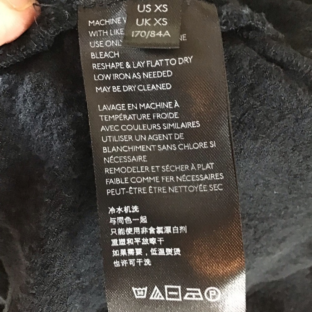 Free People Top XS We The Free Hidden Valley Button Down Oversized Black - Picture 11 of 12